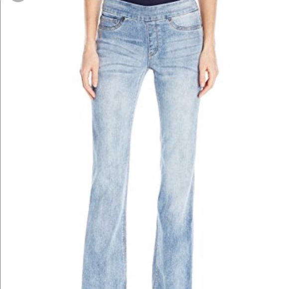 tribal pull on jeans